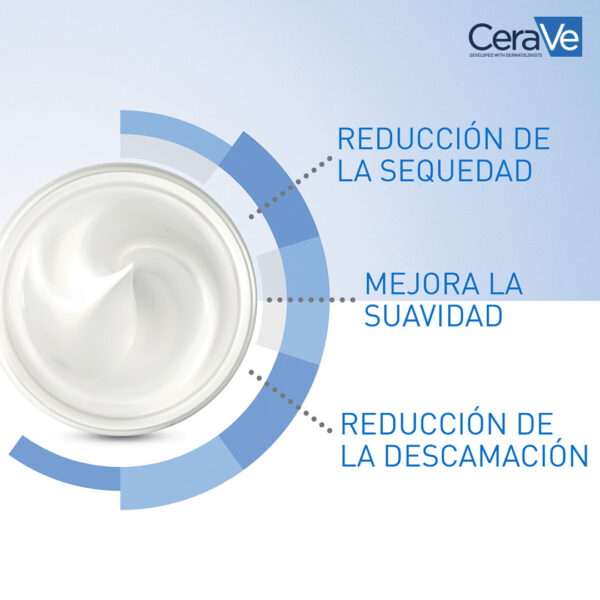 CREMA HIDRATANTE TARRO PIEL SECA 340 GR CERAVE - Imagen 5